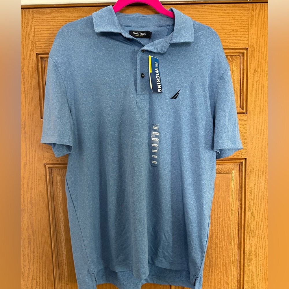 Men’s Spinnerblue NAUTICA Polo Shirt in a size XL.